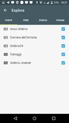 Umbria notizie locali android App screenshot 1